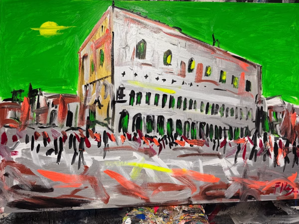 Il pittore campano Ferdinando Mangone sbarca a Venezia con "Raccontare Meraviglie" 4 Venezia2