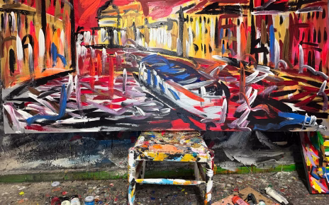 Il pittore campano Ferdinando Mangone sbarca a Venezia con "Raccontare Meraviglie" 6 Venezia4