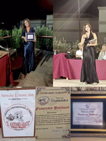 Premio alla Carriera a Francesca Patitucci: una vita dedicata alla poesia e alla promozione della cultura 9 b156faf4 326e 4931 929d 8d7dcc65d484
