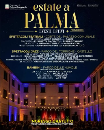 Antonio D’Ausilio conquista Palma Campania: risate e ironia per “Estate a Palma” 3 f034222b 5b81 4d9f a642 27e4af604dff