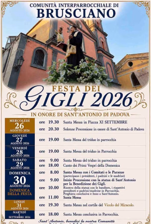 Brusciano, al via la costruzione dei Gigli: arrivato il primo legno per la 151ª Festa di Sant’Antonio 5 festaabrusciano3