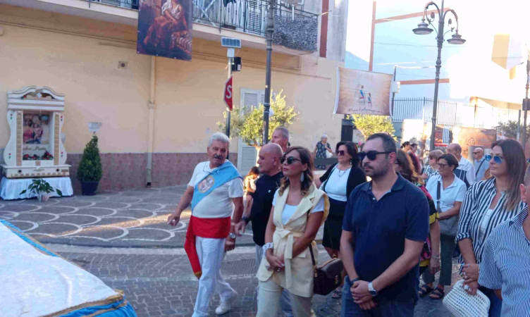 Mariglianella, Processione Madonna dell’Arco per 90° Battenti 10 10. Amministratori Comunali Processione MDA Mariglianella 90° Anniversario Battenti 5.8.2026