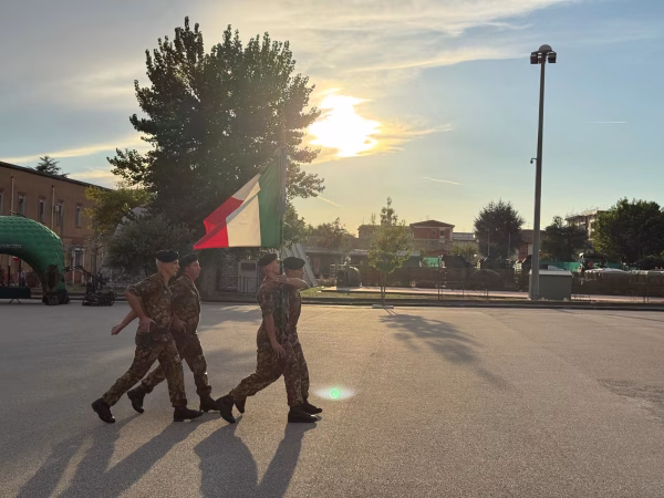 la bandiera di Guerra del 21° Reggimento Genio Guastatori