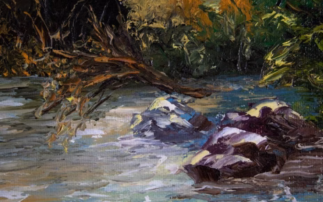 IL PUNTO - Guardare il torrente 44 landscape painting river bank more photo thumb900