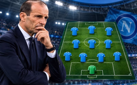 Napoli, ripartenza tra emergenza e dubbi: Allegri ridisegna gli azzurri contro il Frosinone 72 Napoli Allegri 1024x683 1