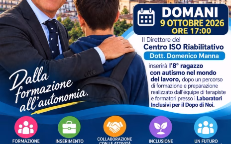 SANT’ANASTASIA, CITTÀ INCLUSIVA: DOMANI L’8° RAGAZZO CON AUTISMO ENTRA NEL MONDO DEL LAVORO 64 af35f071 dd4f 455a 9824 4556112ab4ce